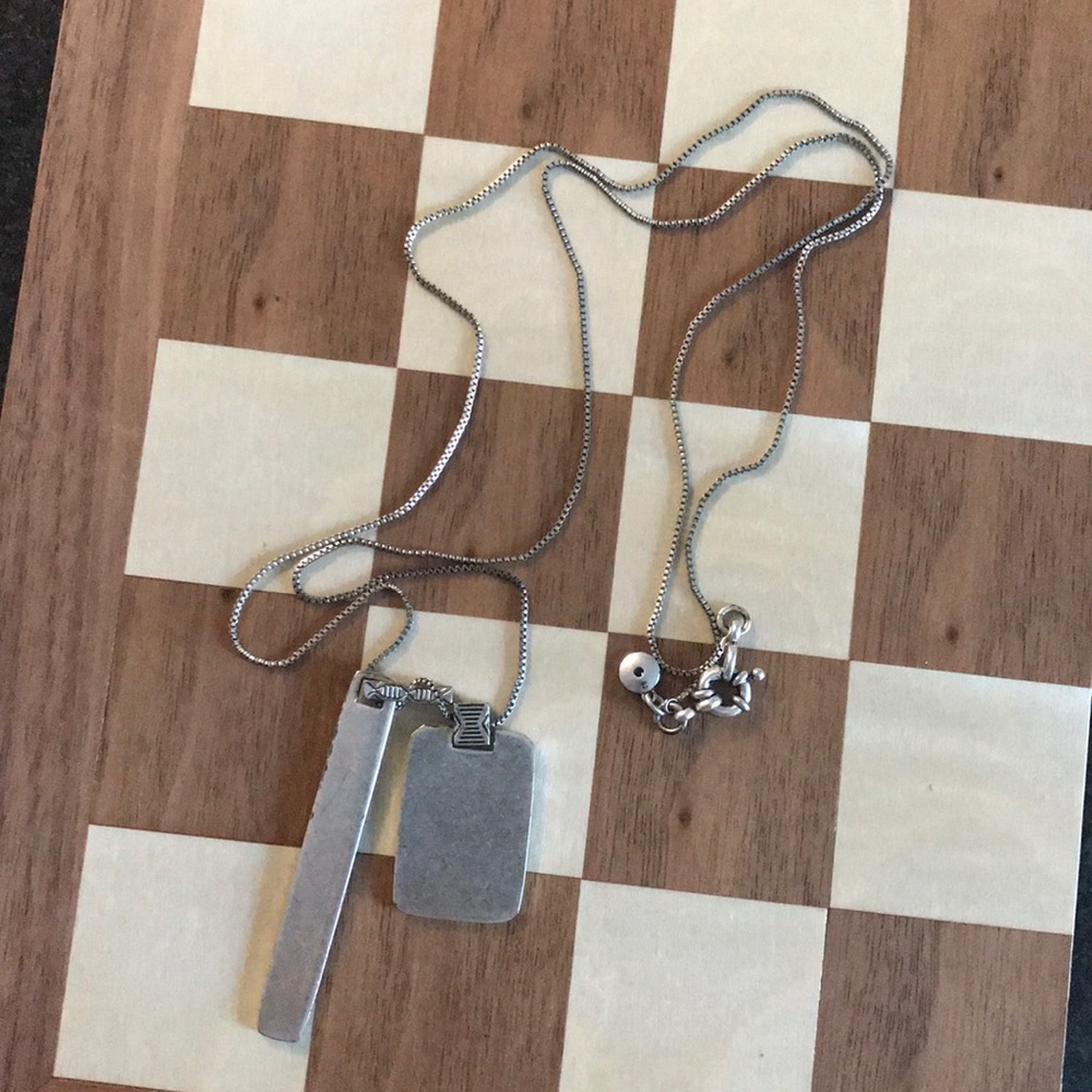 Dog tag necklace